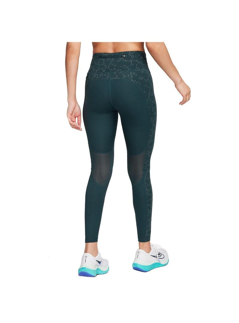 Mallas nike pro mujer verdes hot sale