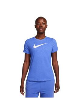 Camiseta Mujer Nike Df Rlgd Azul