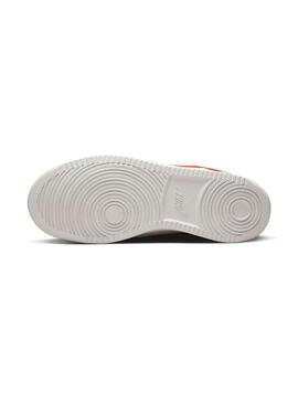 Zapatilla Mujer Nike Court Vision Low Blanca Roja