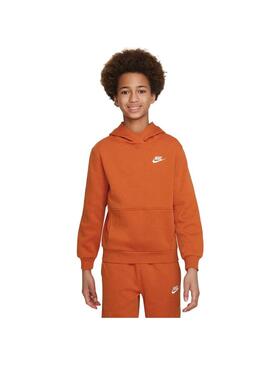 Sudadera Niñ@ Nike Nsw Club Naranja