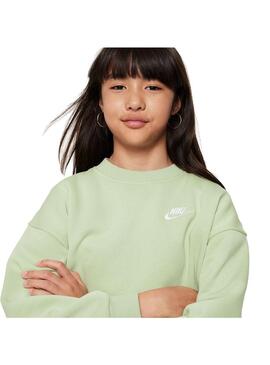 Sudadera Niñ@ Nike Nsw Club Verde