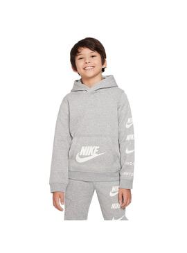 Sudadera Niñ@ Nike Nsw Gris