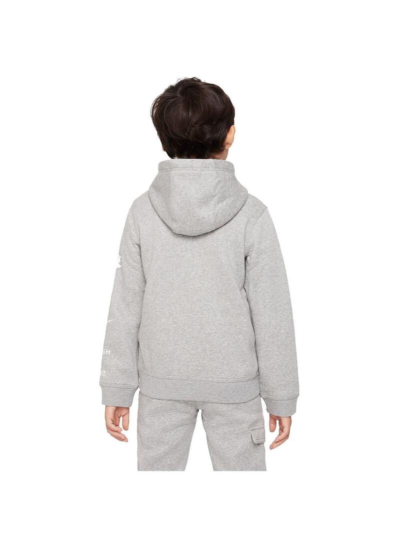Sudadera Niñ@ Nike Nsw Gris