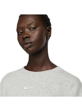 Sudadera Mujer Gris Phnx Flc Gris