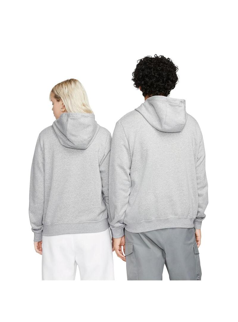 Sudadera Mujer Nike Club Flc Std Gris