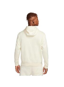 Sudadera Hombre Nike Club Po Hd Patch Beige