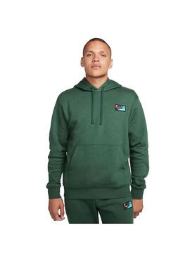 Sudadera Hombre Nike Club + Verde