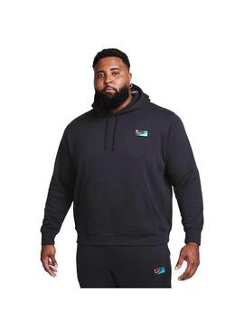 Sudadera Hombre Nike Club + Negro