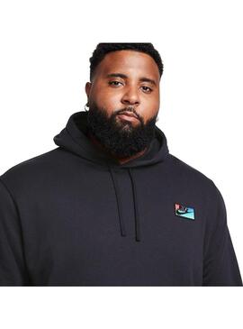 Sudadera Hombre Nike Club + Negro