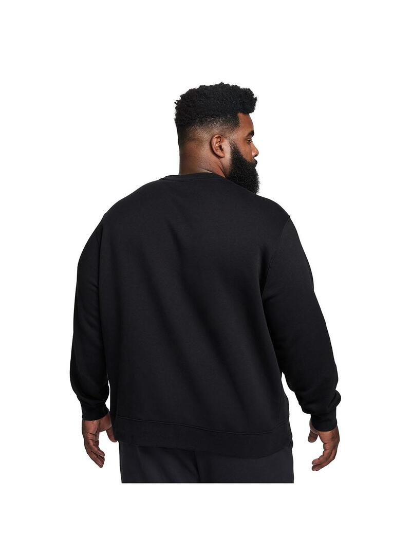 Sudadera Hombre Nike Club Crew Patch Negra