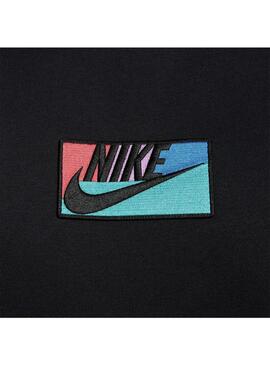 Sudadera Hombre Nike Club Crew Patch Negra