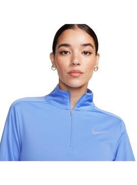Camiseta Mujer Nike Nk Df Pacer Azul