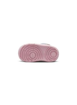 Zapatilla Baby Nike Court Borough Low Rosa Blanca