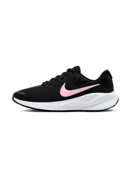 Zapatilla Mujer Nike Revolution 7 Negro rosa