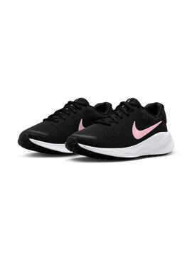 Zapatilla Mujer Nike Revolution 7 Negro rosa