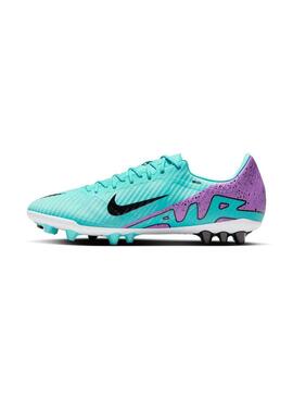 Bota Fútbol Hombre Nike Vapor 15 Academy AG Verde Violeta