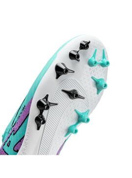 Bota Fútbol Hombre Nike Vapor 15 Academy AG Verde Violeta