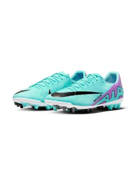 Bota Fútbol Hombre Nike Vapor 15 Academy AG Verde Violeta