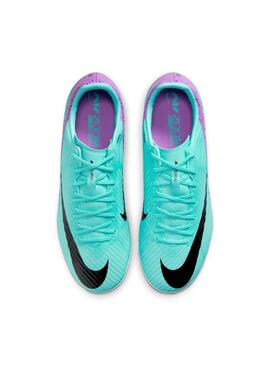 Bota Fútbol Hombre Nike Vapor 15 Academy AG Verde Violeta