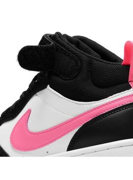 Zapatilla Niño/a Courth Borough Mid Blanca Rosa Ne
