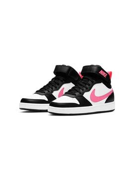 Zapatilla Niño/a Courth Borough Mid Blanca Rosa Ne