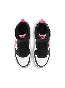 Zapatilla Niño/a Courth Borough Mid Blanca Rosa Ne