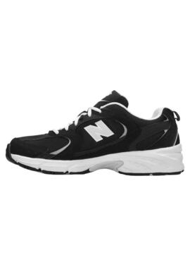 Zapatilla Unisex New Balance 530 Negra Blanca