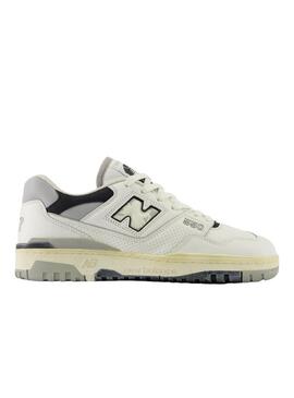 Zapatilla Unisex New Balance 550 Blanco Gris