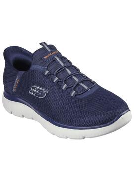 Zapatilla Hombre Skecheres Summits Slip Marino