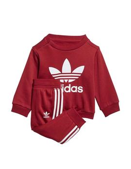 Chandal adidas Trefoil Bebe Granate