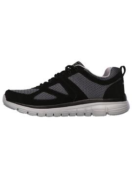 Zapatilla Hombre Skechers Agoura Negro Gris