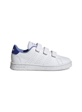 Zapatilla Niño adidas Advantage CF Blanco/Marino