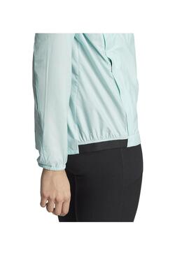 Cortavientos Mujer adidas MT Wind Turquesa