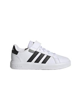 Zapatilla Niño/a adidas Grand Court Blanca Negra