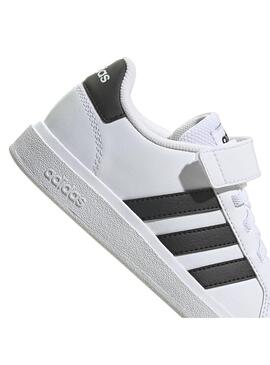 Zapatilla Niño/a adidas Grand Court Blanca Negra