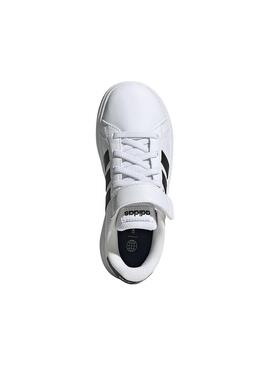 Zapatilla Niño/a adidas Grand Court Blanca Negra