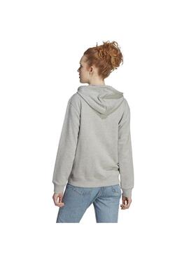 Sudadera Mujer adidas 3S Ft Fz Gris