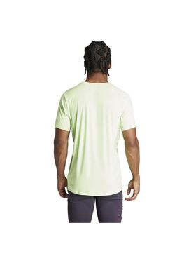 Camiseta Hombre adidas Adizero Verde