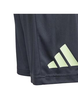 Pantalón corto Niño adidas Tr-Es Logo Negro Verde