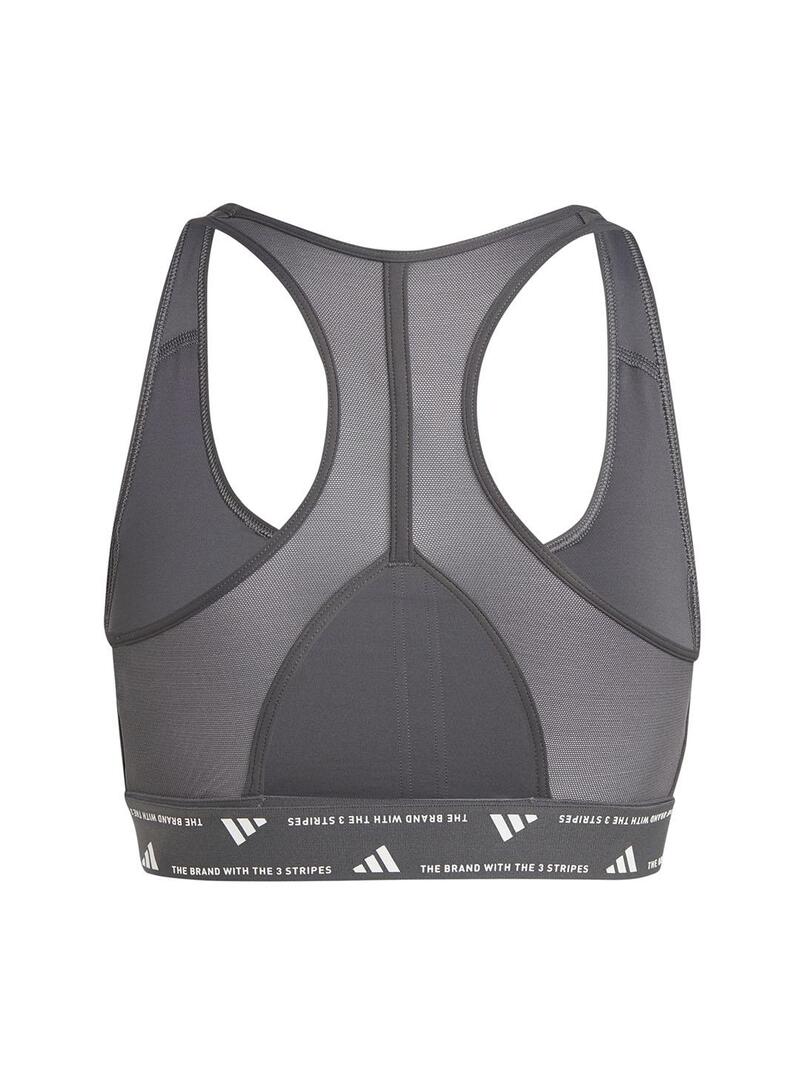 Top Mujer adidas Pwrct Gris