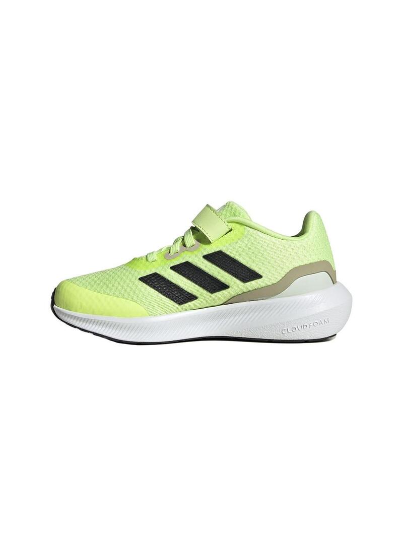 Zapatilla Niño/a adidas RunFalcon Verde fluor