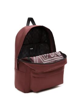 Mochilas Unisex Vans Realm Marron Cuadros