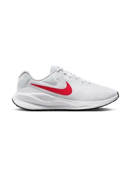 Zapatilla Hombre Nike Revolution 7 Blanca Roja