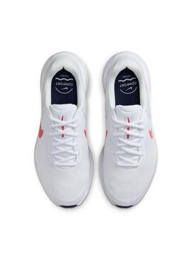 Zapatilla Hombre Nike Revolution 7 Blanca Roja