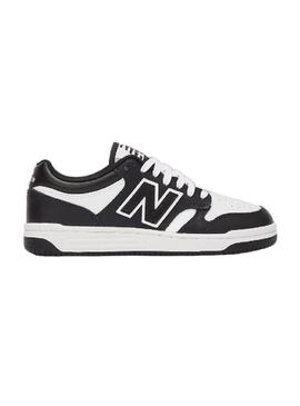 Zapatilla Niño/a New Balance 480 Negra Blanca Pa