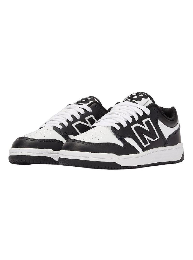 Zapatilla Niño/a New Balance 480 Negra Blanca Pa