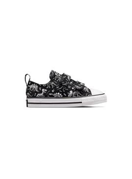 Zapatilla Baby Converse Ctas 2V Negro print