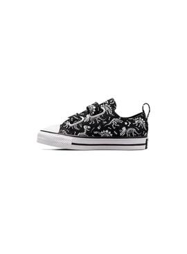 Zapatilla Baby Converse Ctas 2V Negro print