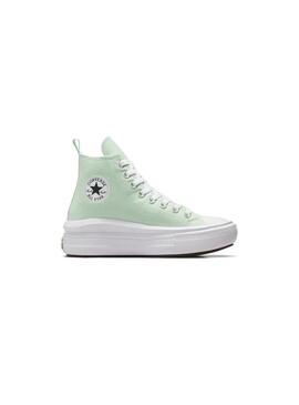 Zapatilla Niño/a  Converse Move Hi Plataform verde