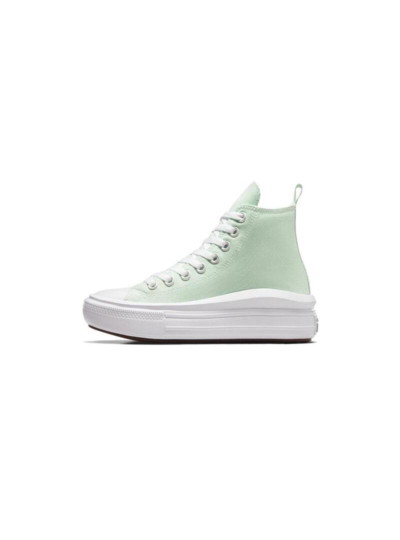 Zapatilla Niño/a  Converse Move Hi Plataform verde